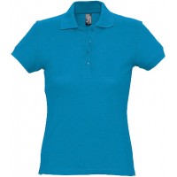 POLO PIQUÉ M/M 4 BOT PASSION AQUA